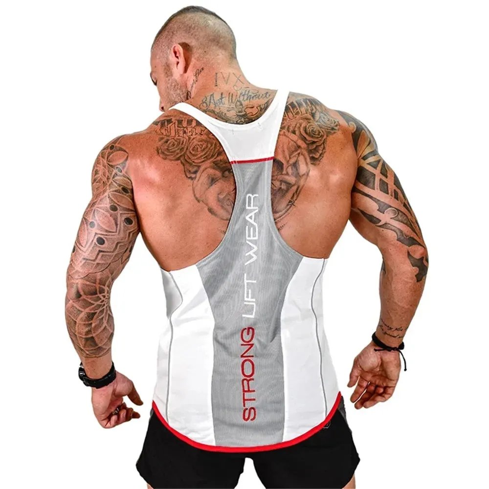 XituodaiMens Bodybuilding Tank top Gyms Fitness sleeveless shirt 2024 New Male Cotton clothing Fashion Singlet vest Undershirt