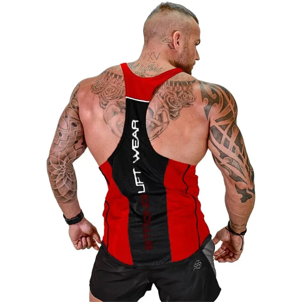 XituodaiMens Bodybuilding Tank top Gyms Fitness sleeveless shirt 2024 New Male Cotton clothing Fashion Singlet vest Undershirt