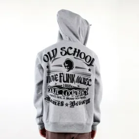 Zip up Hoodie with James Brown Old School Funk Back Design